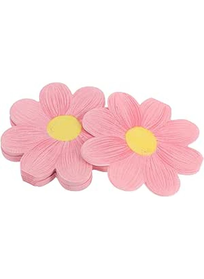 Daisy Floral Napkins 40 Sheets for Parties Birthdays and Everyday Use Table Settings - Image 1