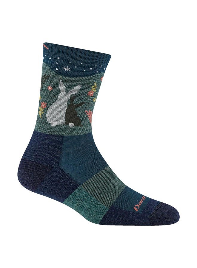 Darn Tough Tough Hiking Socks for Women - Merino Wool Women's Socks, Breathable and Lightweight Crew Socks for Women, Moisture Wicking Socks for Summer Hiking, Comfort Hiking Gear for Women -Medium, ECLIPSE - Image 1