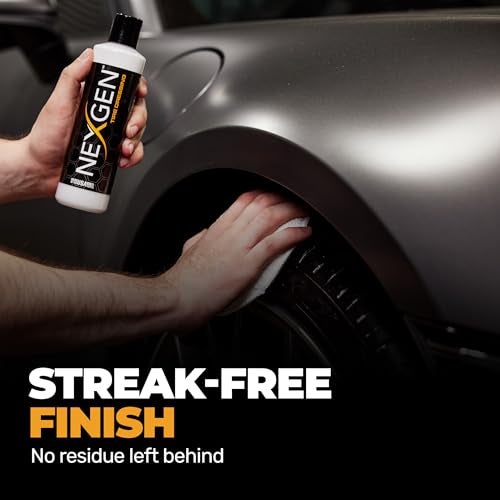 Nexgen Tire Dressing (16oz) - Long-Lasting Tire Shine & UV Protection - Repels Dust & Debris - On-The-Go Car Detailing - Car Cleaning Supplies - for Tires, Dashboards, & Trim - Image 4