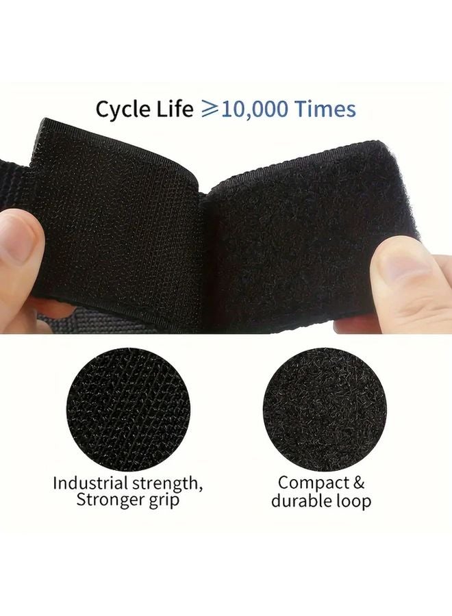 O Type Heavy Duty Extension Cord Organizer Black Fabric Storage Strap For Garden Hose Garage Organization Cable Wrap Rope Hanger - Image 5