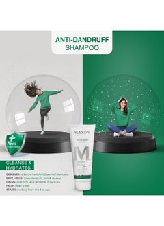 MAX-ON Anti-Dandruff Treatment Shampoo, Effective Dandruff Treatment, Works from the first wash, Dandruff Relief Shampoo to relieve Itchy Scalp, 200ml - pzsku/Z189B88220409EF82F16FZ/45/_/1739555248/4269899c-8761-4eb7-805e-e4f063ebb10e