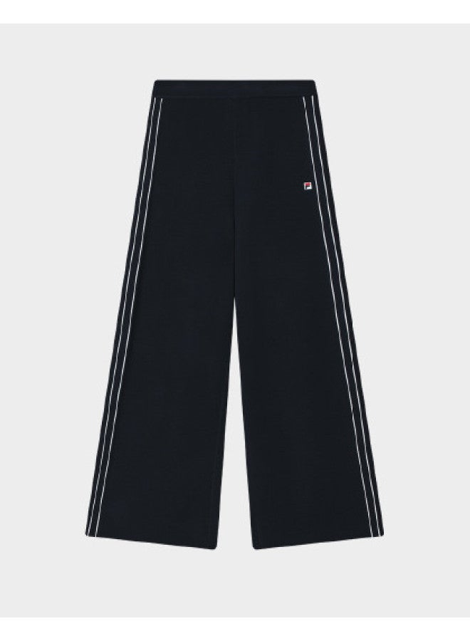 FILA Women'S Casual Pants, Fashionable And Trendy, Simple And Comfortable, Soft And Versatile, Loose Straight Leg Woven Trousers - Image 1