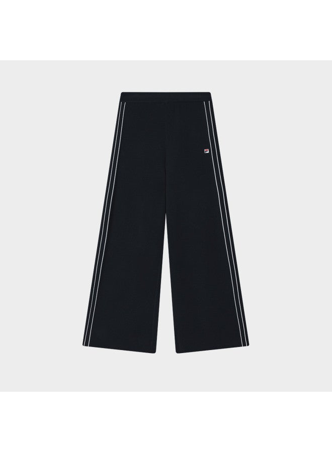 FILA Women'S Casual Pants, Fashionable And Trendy, Simple And Comfortable, Soft And Versatile, Loose Straight Leg Woven Trousers - Image 2