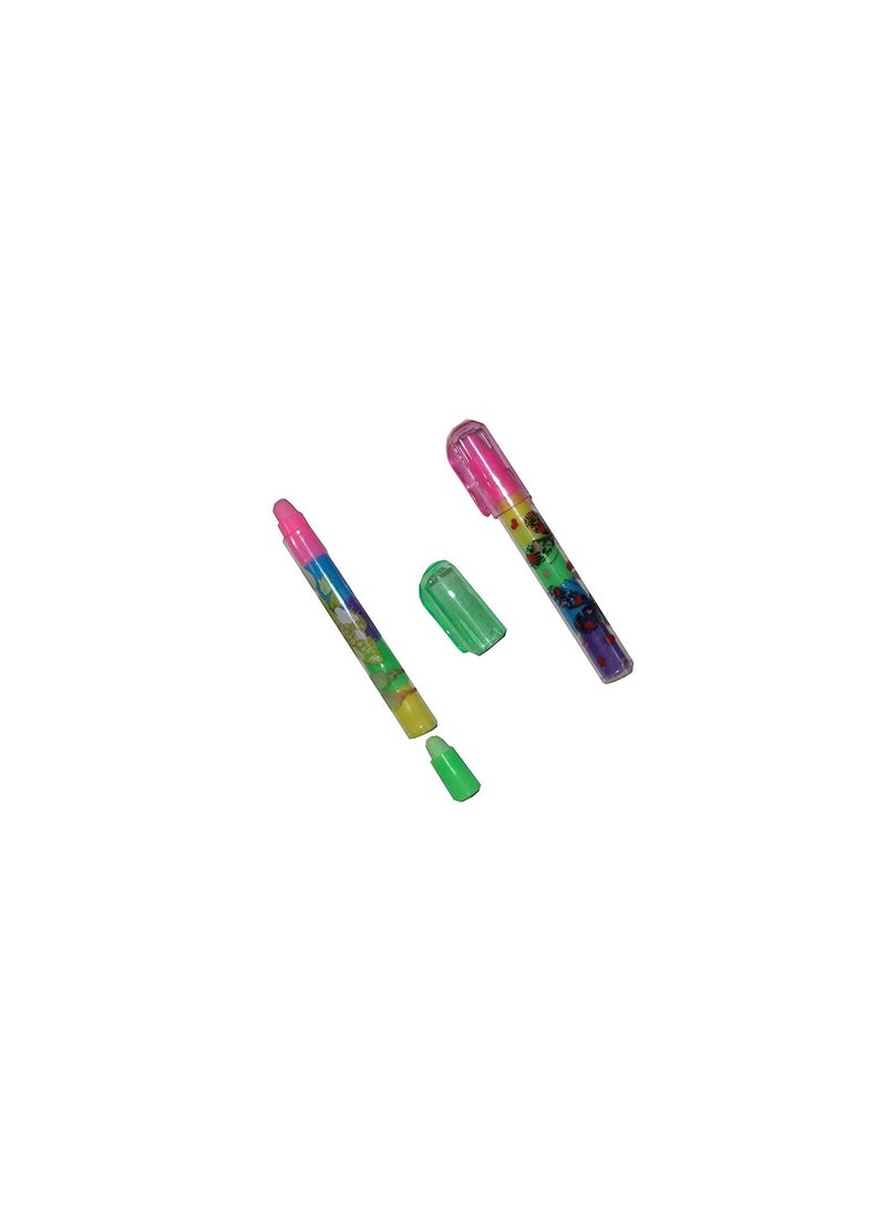 Parteet  Kid's Stacking Pen Type Erasers for Kids Pen Style Erasers 12Pc - Image 3