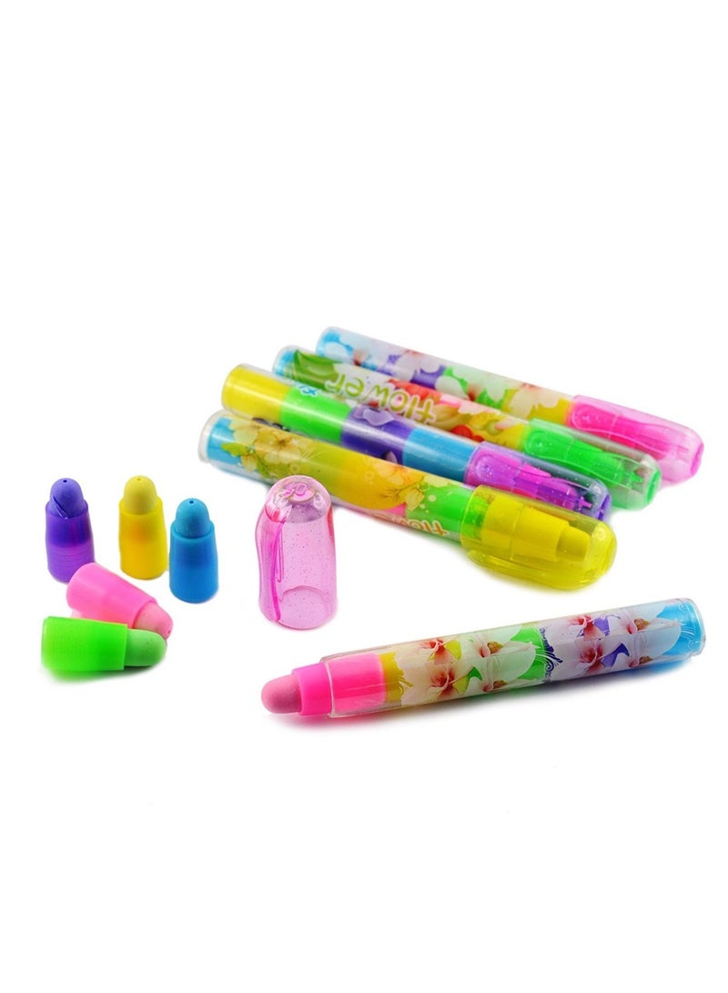 Parteet  Kid's Stacking Pen Type Erasers for Kids Pen Style Erasers 12Pc - Image 2