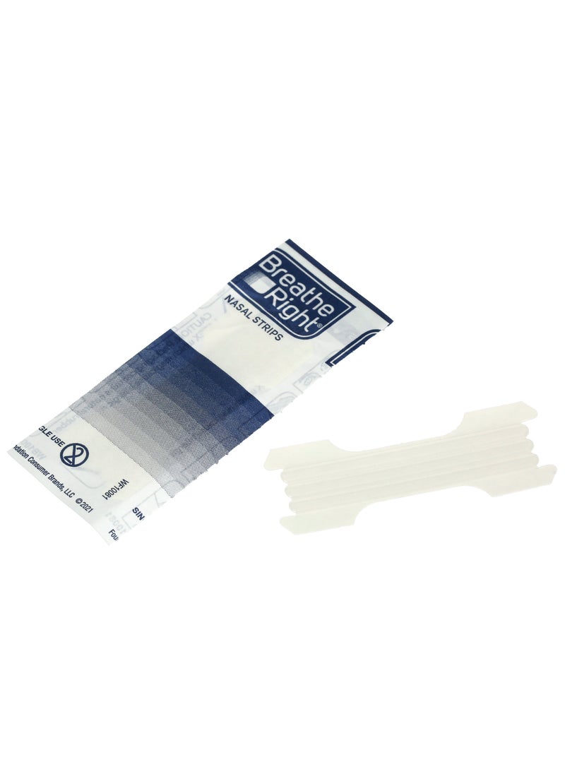 Breathe Right - Breathe Right Extra Strength Nasal Strips, 72 Count (CLEAR) Drug Free - Image 1
