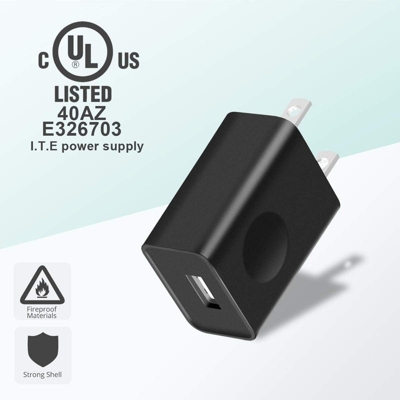 FONKEN USB Wall Charger 3Pack 5V 2A Power Adapter Universal Travel USB Plug Cell Phone Block Cube Compatible With iPhone iPad Google Nexus Samsung LG HTC Moto Kindle and More - Image 2