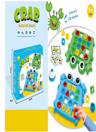 Cute Shape Geometry Cognition - Crab Pairing Game Numerous Patterns Color Shape Matching Toys - Includes 2 Crabs , Educational Games for Kids - pzsku/Z189C184EE4D42409A043Z/45/1750175583/4efec432-4bd6-4976-8374-f45978f52491