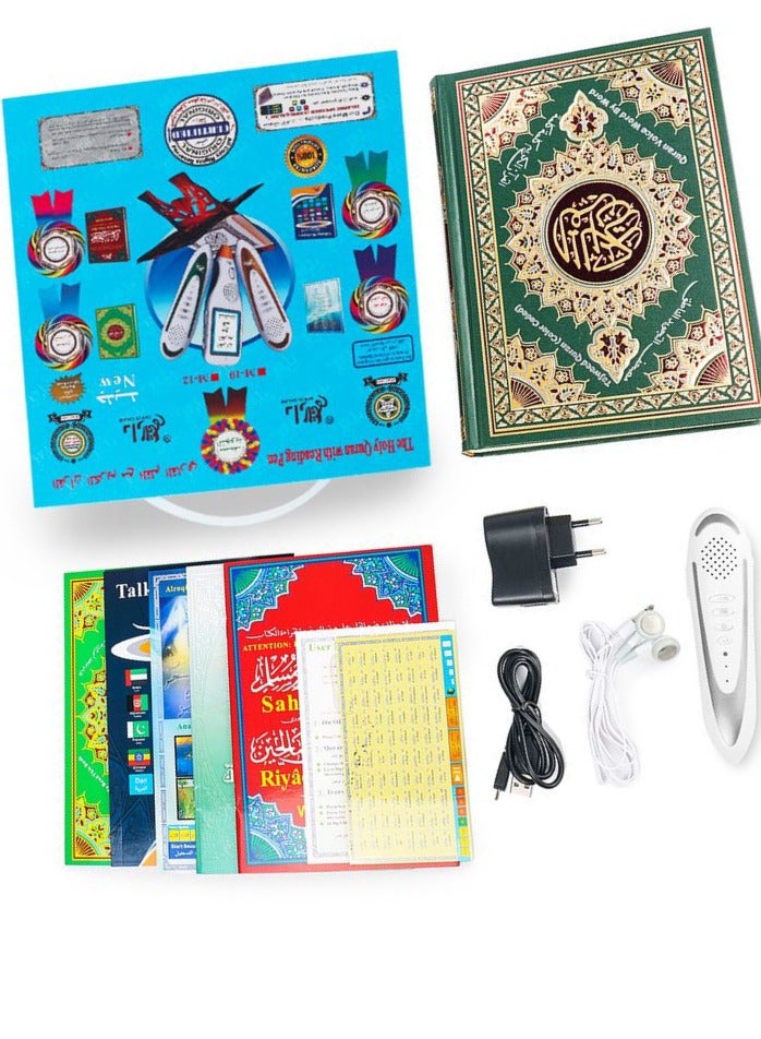 قلم قراءة القرآن الكريم الرقمي مع كتب إسلامية متعدد الألوان (موديل M10 8 جيجابايت) - Image 4
