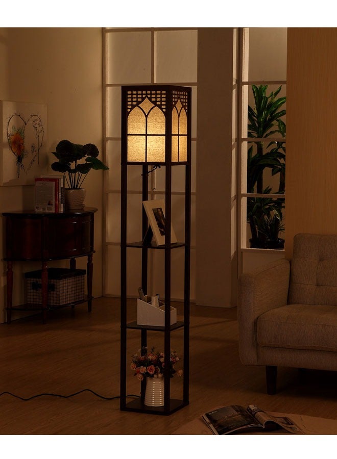 NKX Nordic Modern Bedroom linen cover Standing Floor vertical lamp With 9W bulb - Image 3