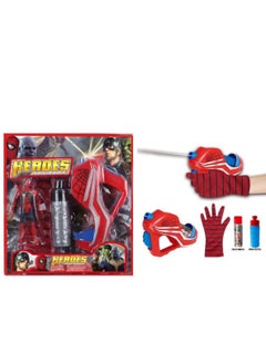Heroes Launcher with Ultimate Spider-Man Gloves The perfect toy for kids with a web launcher  - Image 1