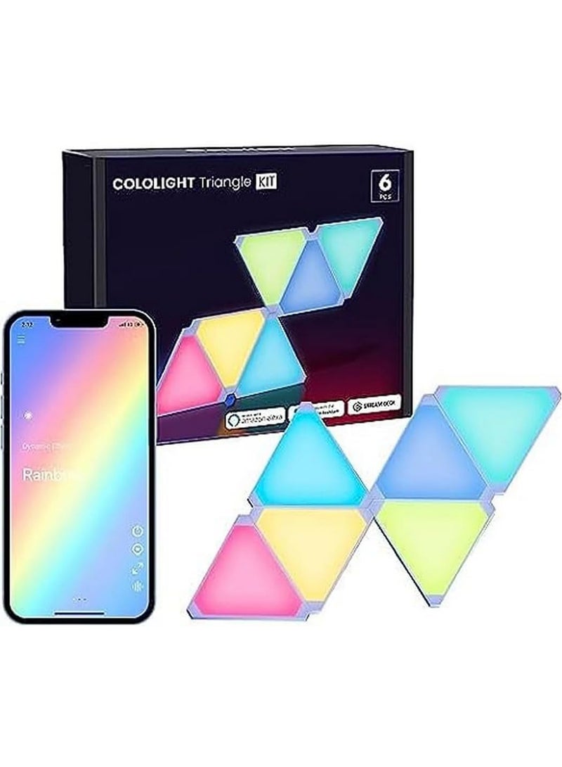 Cololight Smart Gaming Room Decor Wall Lights 6 Pcs - Image 1