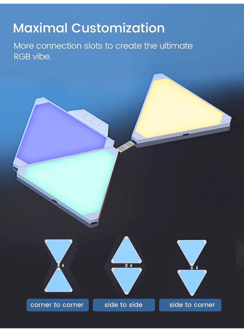 Cololight Smart Gaming Room Decor Wall Lights 6 Pcs - Image 3