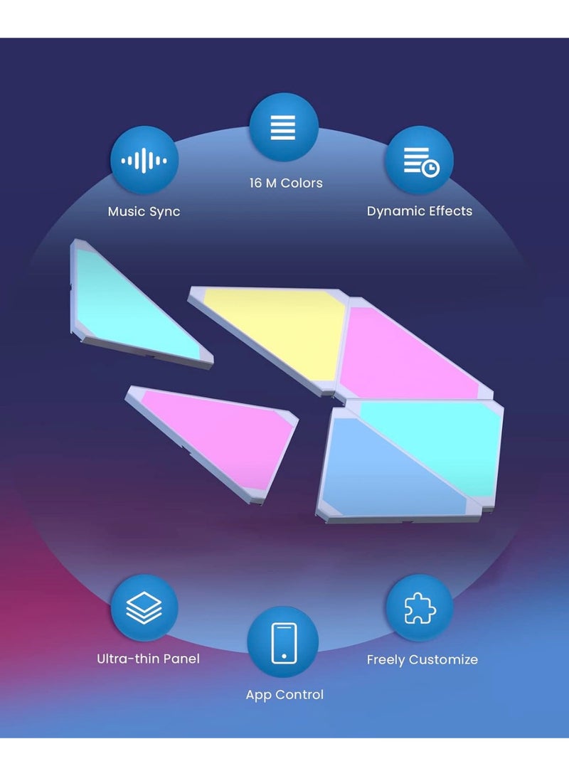 Cololight Smart Gaming Room Decor Wall Lights 6 Pcs - Image 4