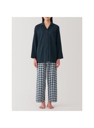 MUJI Muji Women's Seamless Double-layer Gauze Pajamas, Loungewear