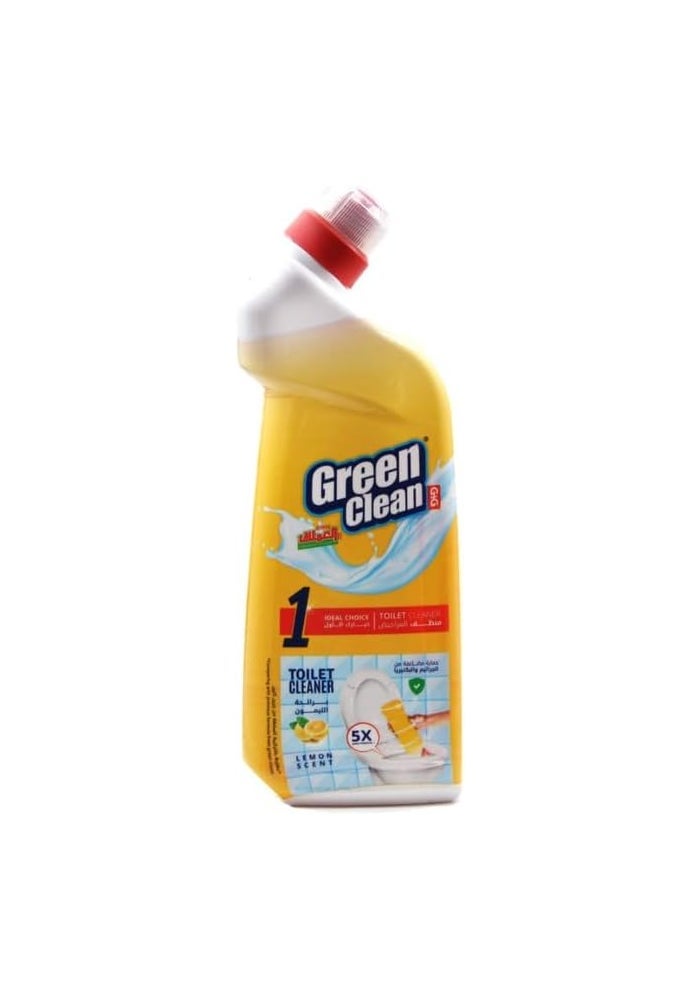 Al Emlaq Green Clean Toilet Cleaner Gel - Lemon Scent 750ml - Image 1