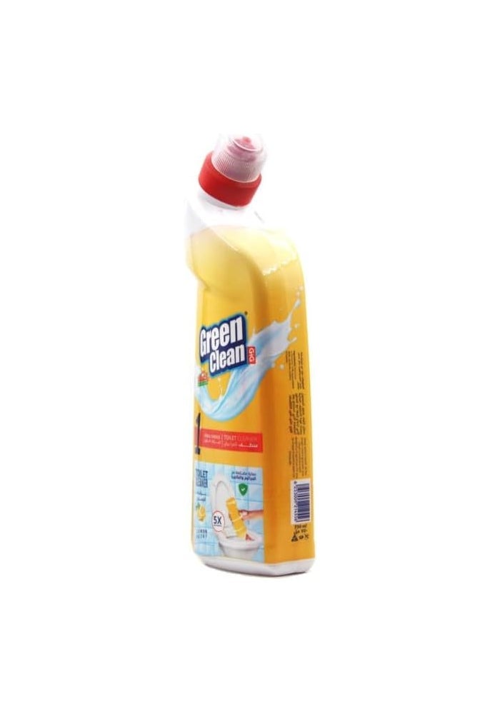 Al Emlaq Green Clean Toilet Cleaner Gel - Lemon Scent 750ml - Image 2