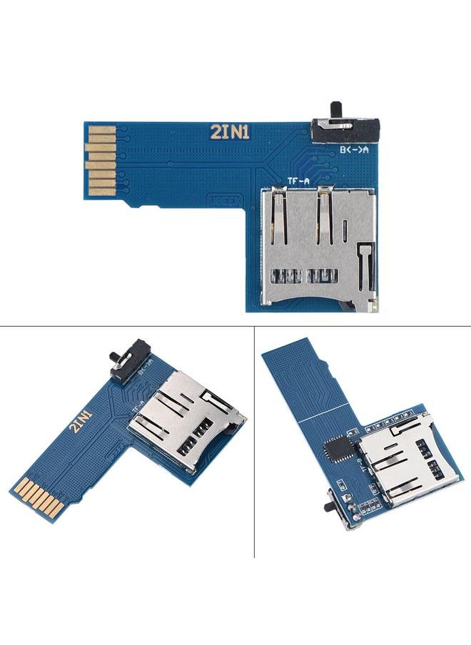 Thoraya - Dual System Dual TF Card Switcher Adapter Memory Board for Raspberry Pi B+/ 2B/ 3B - Image 1