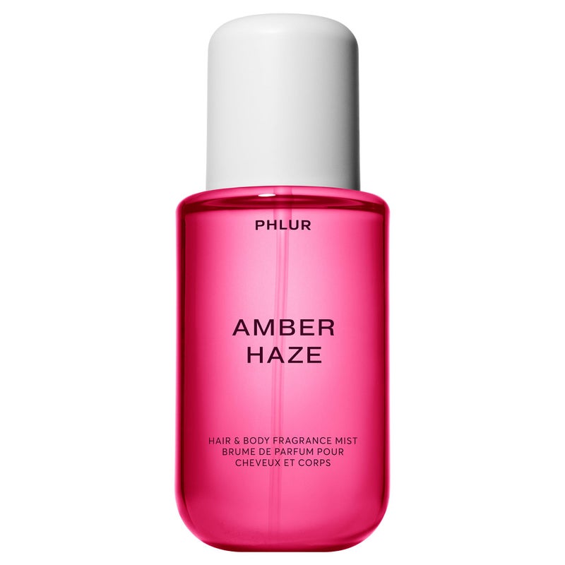PHLUR Amber Haze Body Mist - Hair & Body Fragrance Mist - Amber, Jasmine, Saffron & Vanilla Body Spray (8 Fl Oz) - Image 1