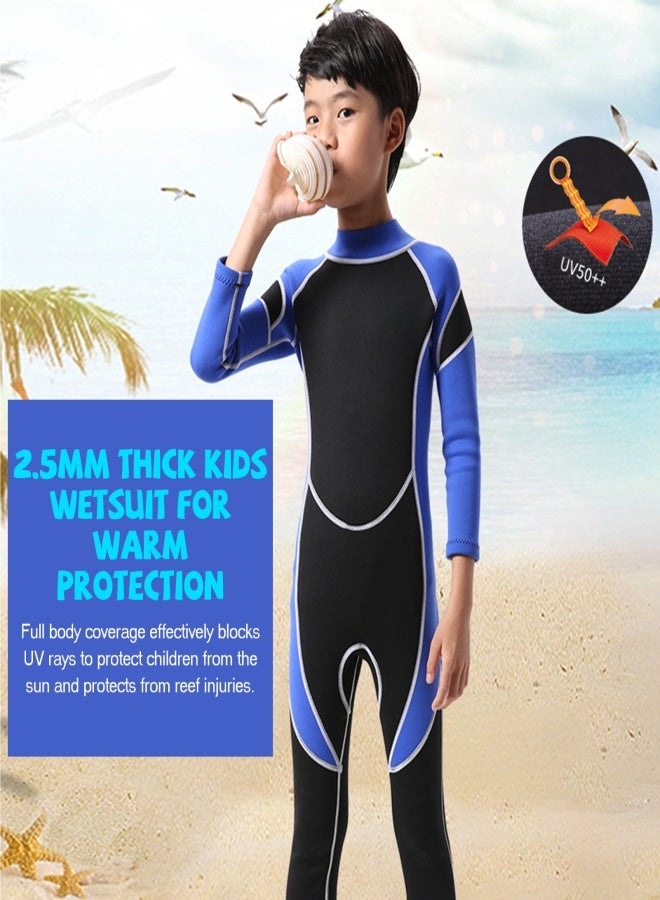 Hisea Kids Wetsuit Girls Boys Zippered Long Sleeve Diving Swimsuit Quick Dry One Piece Chlidren Surf Suit for Water Sports - Image 5