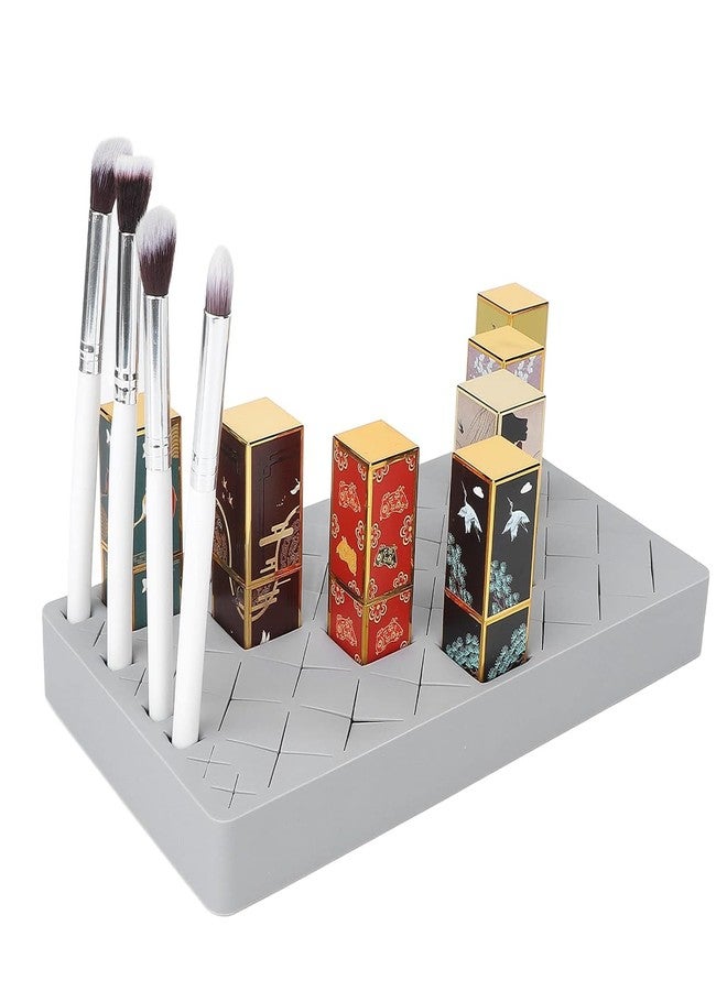 Ternero Silicone Lipstick Organiser, Super Soft Flexible Makeup Storage Holder, Press and Lift Design, Travel Friendly - Image 4