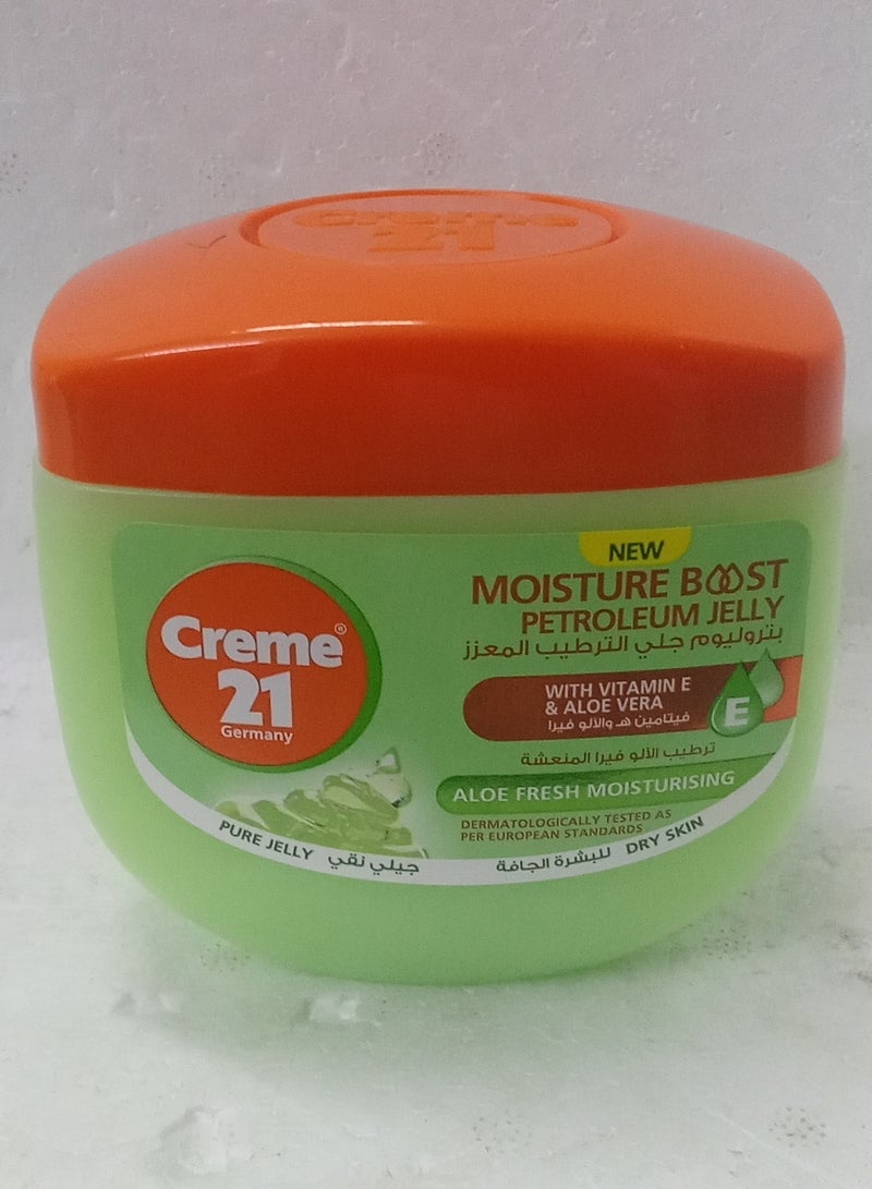 Creme 21 Petroleum Jelly Moisturizing Aloe Vera 300ml