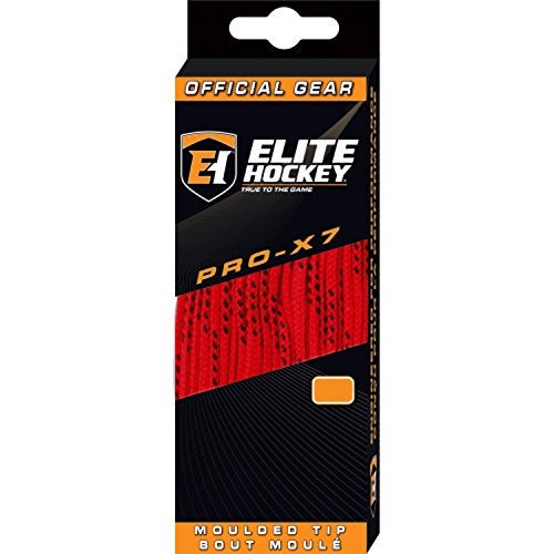 Elite Hockey PRO-X7 Skate Laces (X7-Red, 120") - Image 4