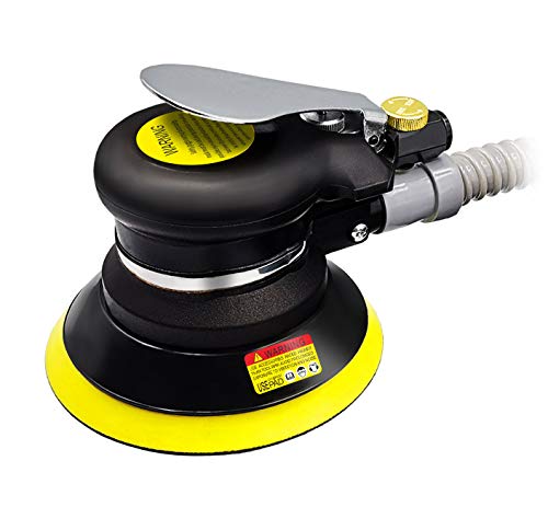 StrongTools Air Random Orbital Sander, 5"6"Vacuum Air Sander, Dual Action Pneumatic Sander include5 inch 6 Inch Pads and sandpaper, Polisher for Car or Metal (Self-Vacuum) - Image 1