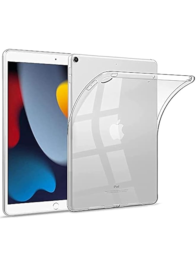erorex Clear Case Cover For New iPad 9Th Gen 2021 8Th Gen 2020 7Th Gen 2019 (10.2 Inch) Air Hybrid Slim Fit Shockproof Crystal Tpu Protective Case Cover For iPad 9 8 7 10.2 Inch  - Image 1