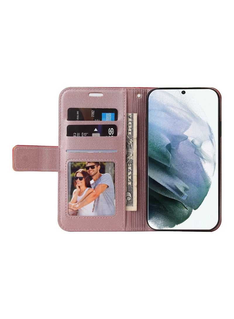 Suteni Magnetic Clasp Flip Cover Card Slots Leather Phone Case for Samsung - Image 2