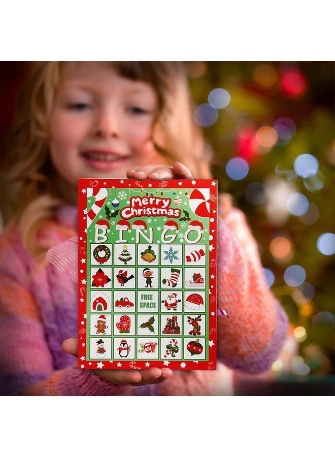 CCINEE Christmas Bingo Game for Kids,Xmas Bingo cards for Adults Large Group Activities Party Favor Supplies,32 Players - Image 5