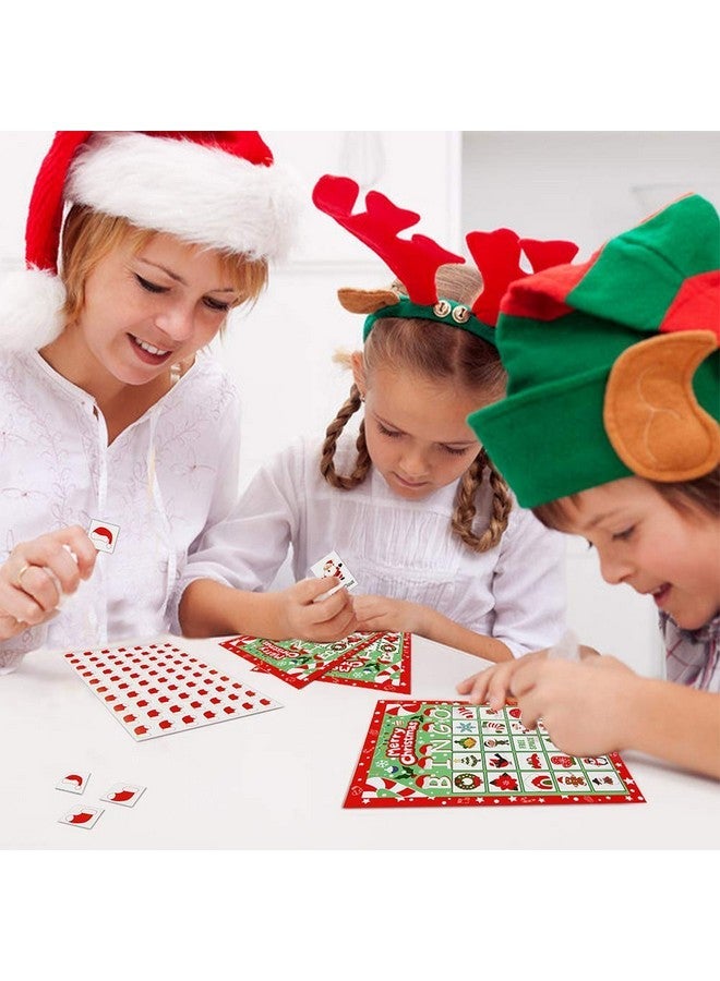 CCINEE Christmas Bingo Game for Kids,Xmas Bingo cards for Adults Large Group Activities Party Favor Supplies,32 Players - Image 3