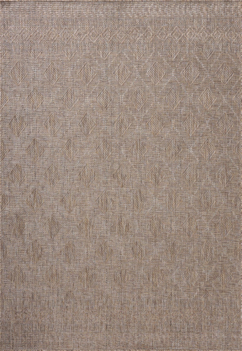 Loloi Amber Lewis Topanga Collection TOP-06 Natural/Mist 5'-3" x 7'-6" Indoor/Outdoor Area Rug - Image 2