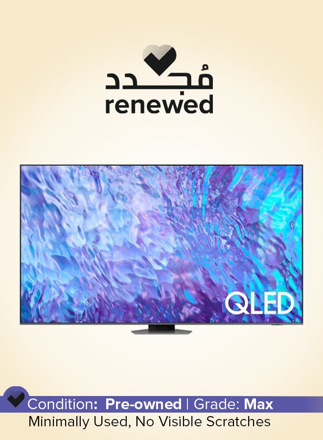 Renewed - 65-Inch Smart QLED TV 4K 120Hz 65Q80C Black