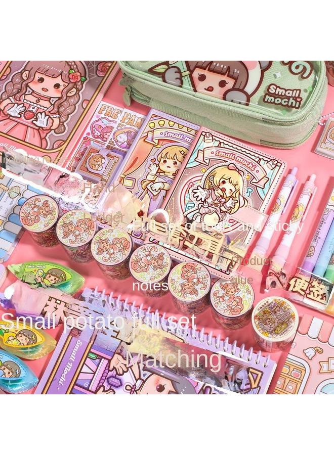 Bluejw Little Potato Hand Book Girl's Hand Book Suit Girl's Cute Hand Book Suit Gift Box New Product Little Potato Hand Book - Image 3