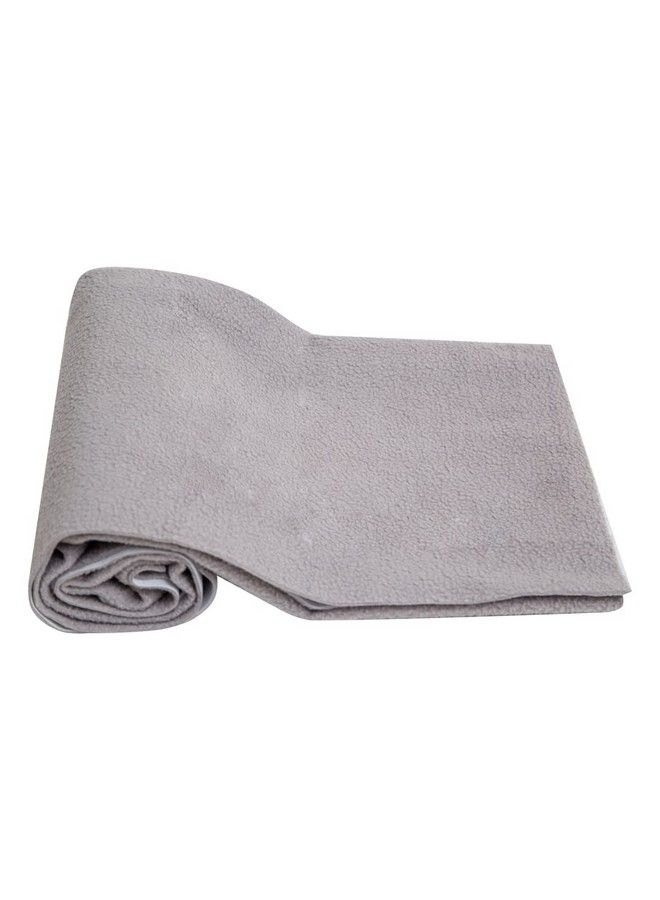 mee mee Reusable Water Proof Cotton Bed Protector Sheet Extra Absorbent Mat Dry Sheets Urine Sheet Dry Mat(Small Dark Pink)(50Cmx70Cm) (Small Grey) - Image 2