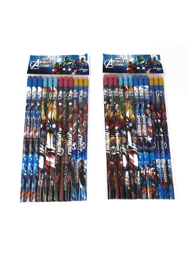 Amscan 12Piece Avengers Pencils Multicolored (2 Pack) - Image 1