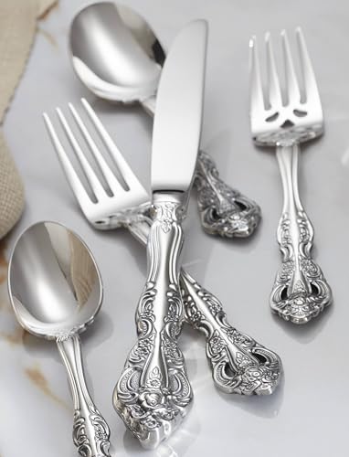 Oneida Michelangelo Fine Flatware Teaspoons, Set of 4 , 18/10 Stainless Steel, Silverware Set, Dishwasher Safe - Image 4