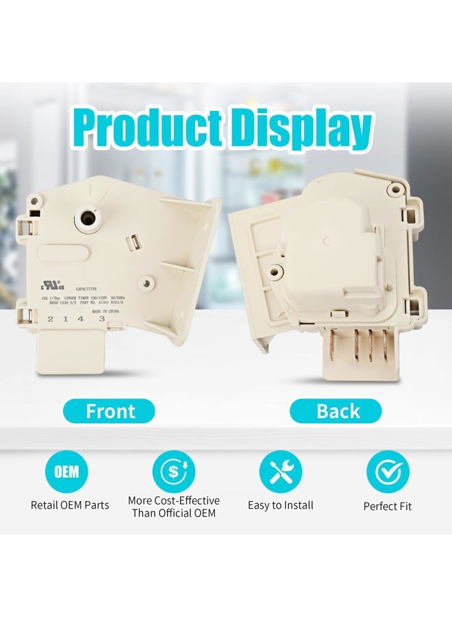 LASYEND 5304518034 OEM Refrigerator/Freezer Defrost Timer Replacement Part – Replaces 297318010, 00624727, 00624729, 216744400, 216744500, 5304516309, AP6799886, 00628516, 216517400, 216563000, 5308037967 - Image 2