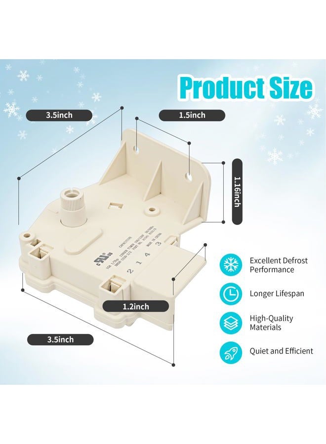 LASYEND 5304518034 OEM Refrigerator/Freezer Defrost Timer Replacement Part – Replaces 297318010, 00624727, 00624729, 216744400, 216744500, 5304516309, AP6799886, 00628516, 216517400, 216563000, 5308037967 - Image 4