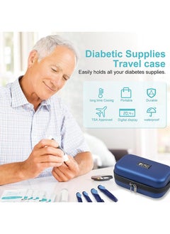 Generic 24h Insulin Cooler Travel Case with Thermometer TSA Approved Refrigerated Medicine Cooler for Travel with Thermometer Temperature Display Diabetic Travel Case Bag with 2 Ice Packs for Daily Life Trip  - Image 4
