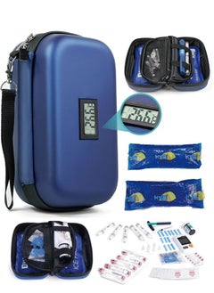 1 x Insulin Cooler Travel Case with 2 Ice Packs