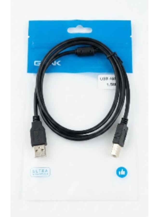 جلينك كابل طابعة USB 2.0 ذكر إلى ذكر، 1.5 متر - Image 3