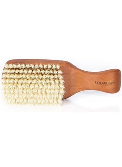 Fendrihan Genuine 100% Pure Boar Men Hair Brush With Pearwood Handle And Soft Light Bristles Made In Germany (6.7 Inches)  - Image 2
