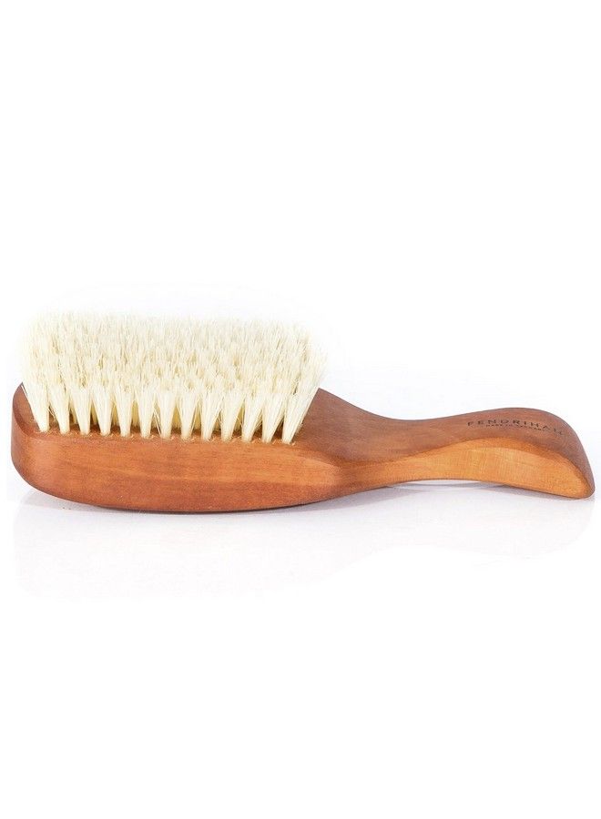 Fendrihan Genuine 100% Pure Boar Men Hair Brush With Pearwood Handle And Soft Light Bristles Made In Germany (6.7 Inches) - Image 3