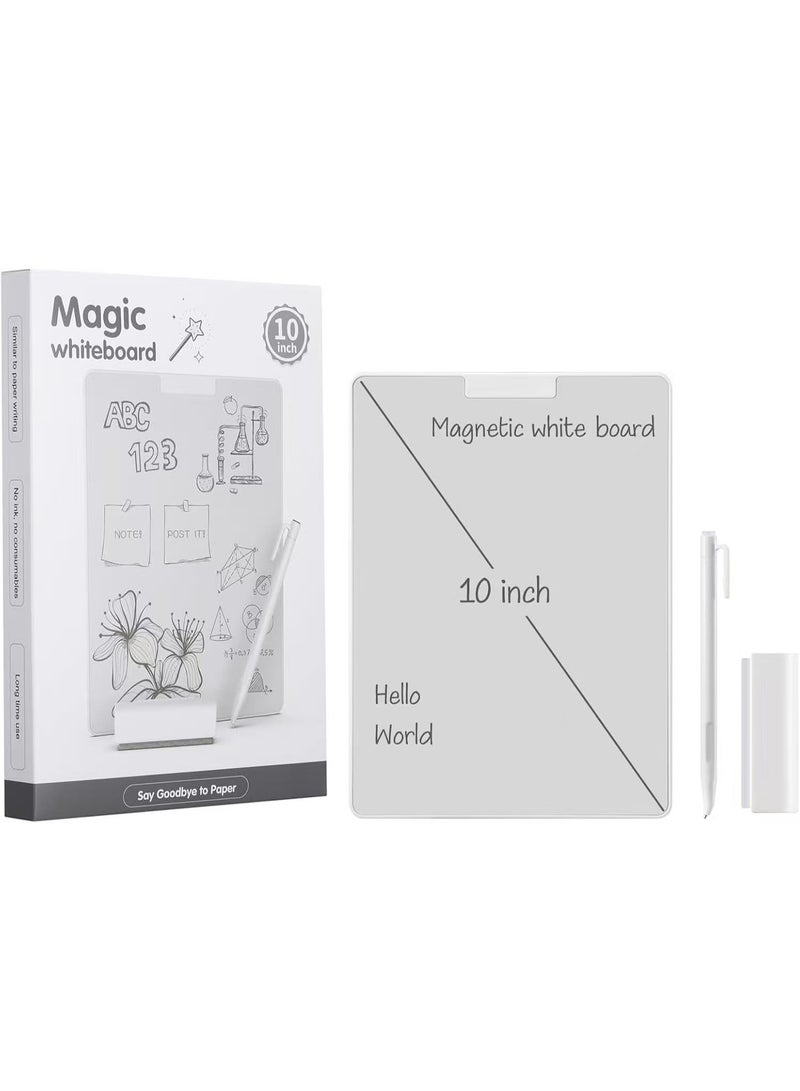 10" - The Ultimate Reusable Notebook | Zero-Waste Magnetic Writing Board for Adults, Office, Cleanroom & Eco-Conscious Homes | Paper-Feel Tablet for Sketches & Lists(8+ Years & Adults) - Image 1