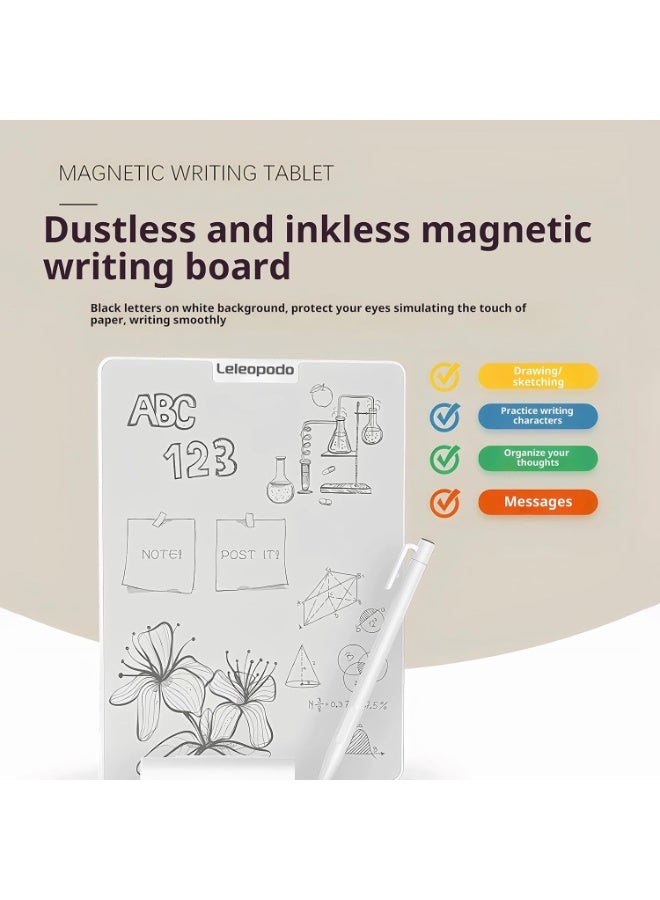 10" - The Ultimate Reusable Notebook | Zero-Waste Magnetic Writing Board for Adults, Office, Cleanroom & Eco-Conscious Homes | Paper-Feel Tablet for Sketches & Lists(8+ Years & Adults) - Image 4