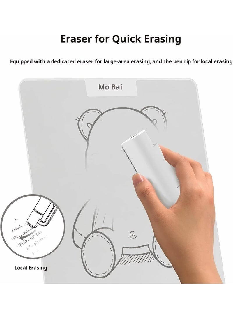 10" - The Ultimate Reusable Notebook | Zero-Waste Magnetic Writing Board for Adults, Office, Cleanroom & Eco-Conscious Homes | Paper-Feel Tablet for Sketches & Lists(8+ Years & Adults) - Image 2