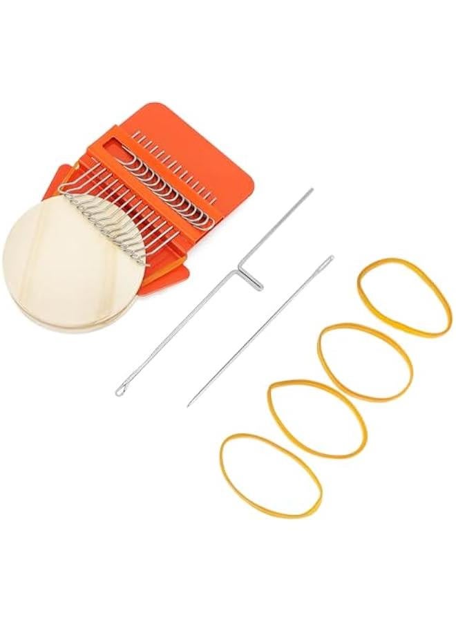 Arabest Speedweve Style Darning Loom - 14-Hook Weaving Tool Kit for DIY Visible Mending of Jeans, Sweaters, Socks - Ideal Weave Repair Tool for Knit and Woven Fabrics - Image 2