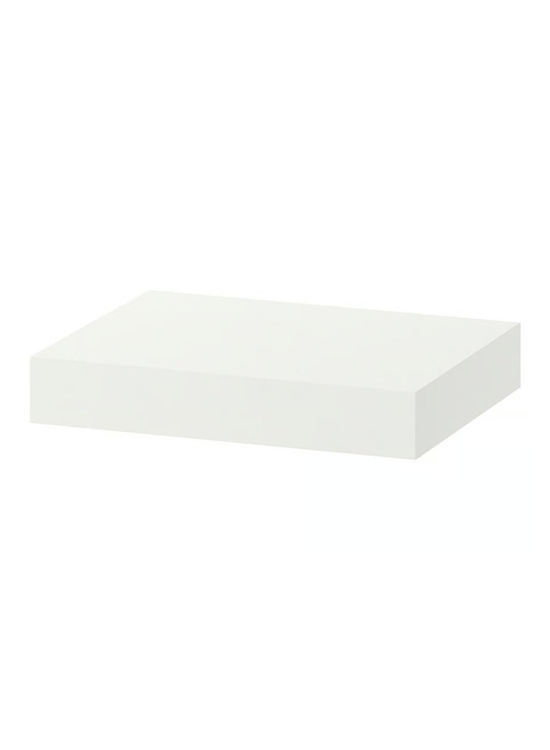 Selecto Hub Wall Shelf with Brackets, Max Load 3 KG, Particleboard/Fibreboard White 30 x 26 cm - Image 2